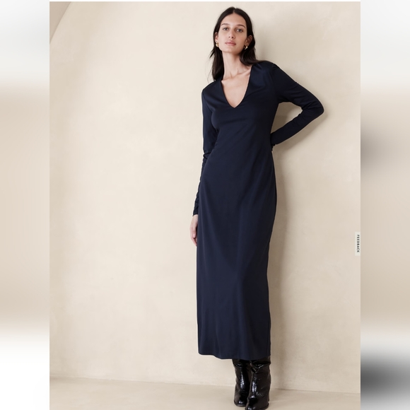 NWT Banana Republic Lola Jersey Maxi Dress | XS - Picture 8 of 10